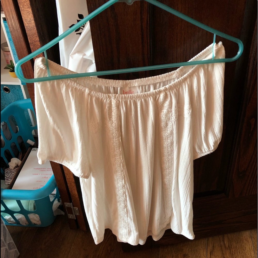 Cream blouse
